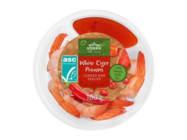 White Tiger Prawns with Dip