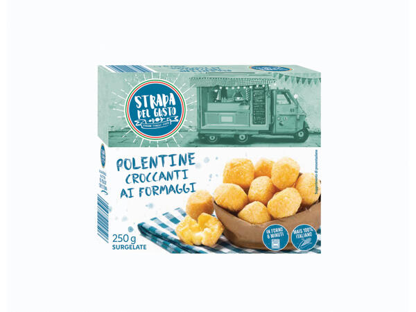 Mini Polenta Bites with Cheese