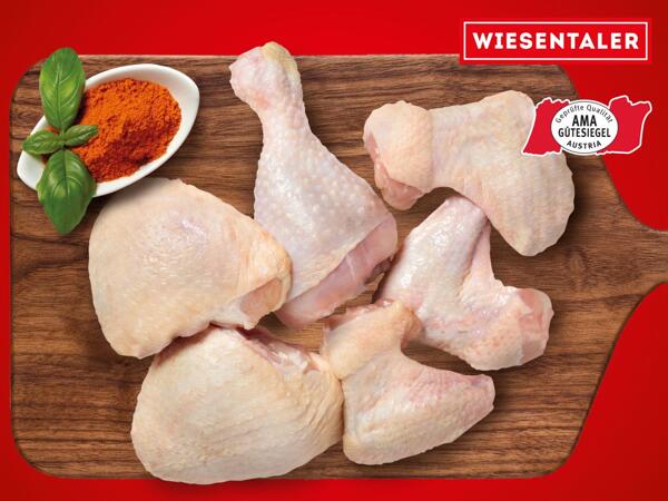 Frische Maishendl Grillplatte