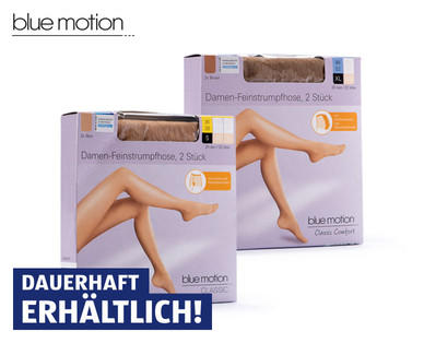 BLUE MOTION Damen-Strumpfhosen Classic/ Classic Comfort, Doppelpkg.