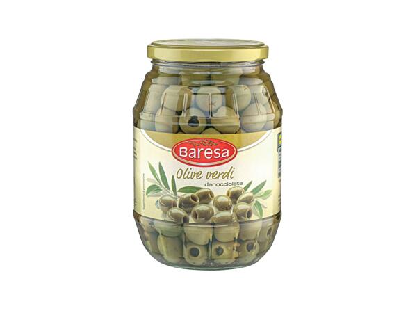 Green Pitted Olives