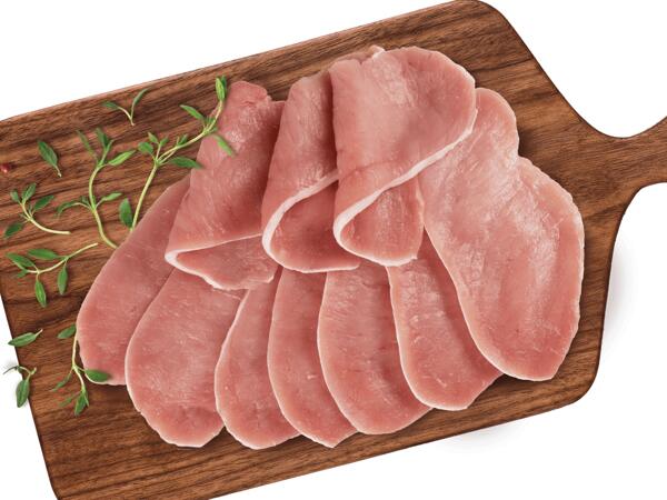 Frische Karree-Steaks extra dünn