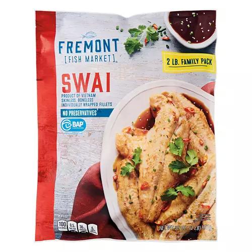 Family Pack Frozen Swai Fillets, 2 lb