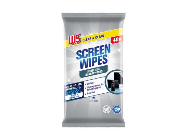 Lingettes humides nettoyantes
