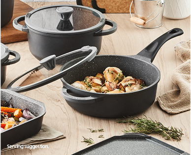 Cast Aluminium Frypan with Lid 28cm