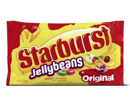 Starburst 
 FaveREDS or Original Jelly Beans
