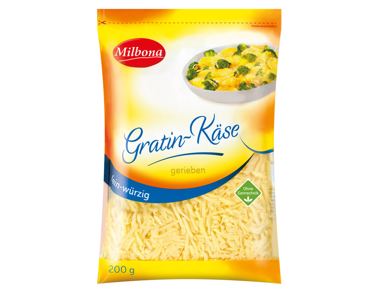 MILBONA Gratinkäse gerieben