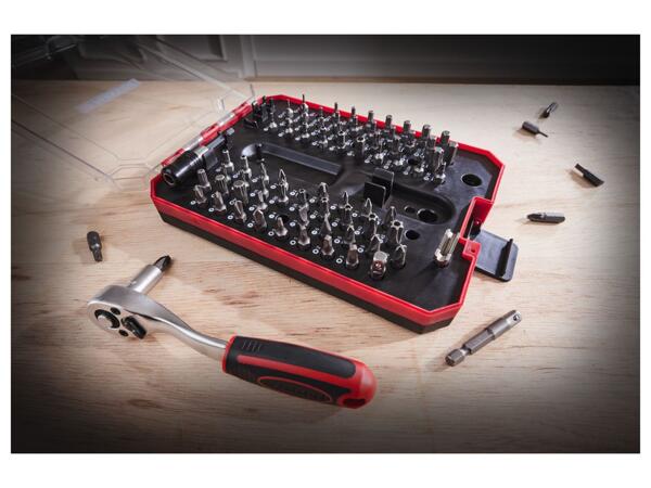 Ratchet & bit set, 81 pieces