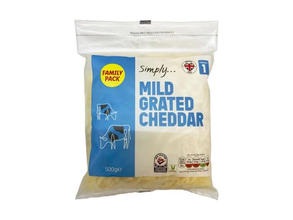 British Mild Grated Cheddar