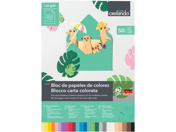 Coloured Paper or Coloured Card