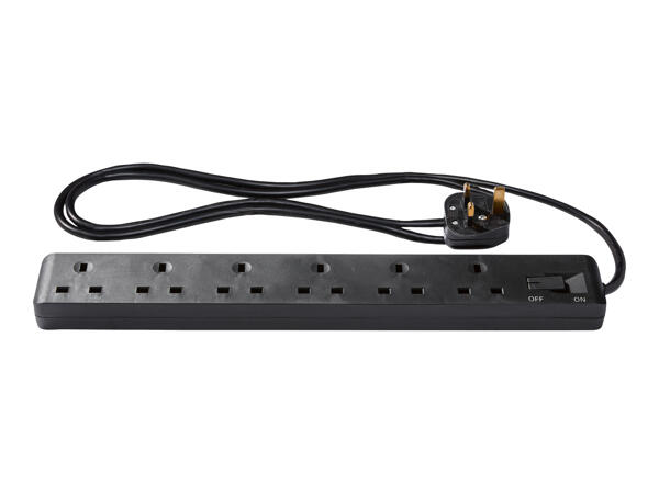 Silvercrest 6 Socket Extension Lead