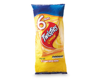 Cheezels Or Cheese Twisties 6pk/114g