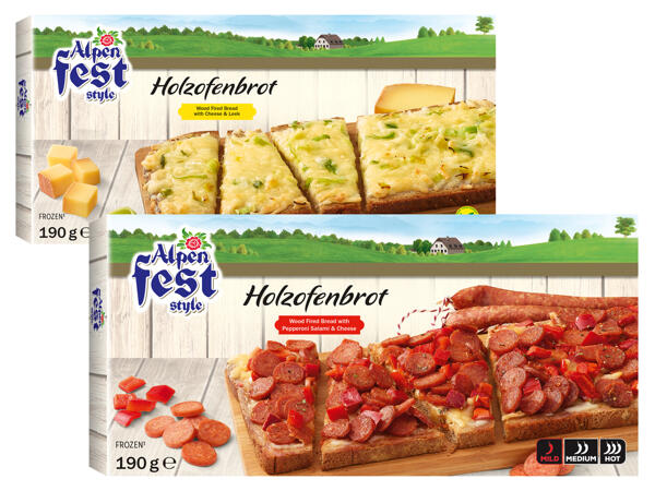 Holzofenbrot belegt