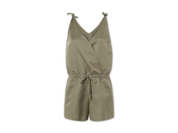Damen Leinen-Jumpsuit