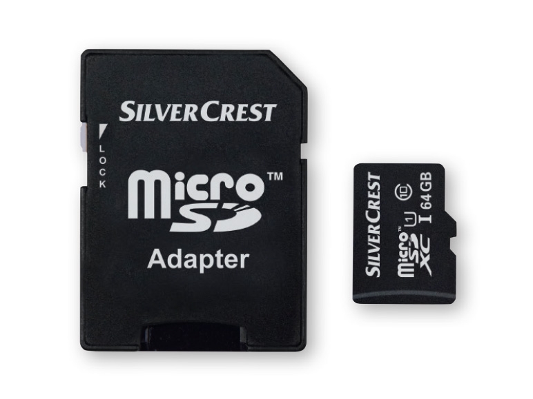 SILVERCREST(R) 64GB Micro-SDXC Memory Card