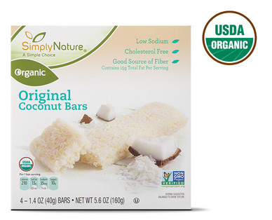 SimplyNature Organic Coconut Bars