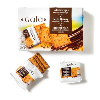 Butterkekse mit Schokolade, 4er-Packung