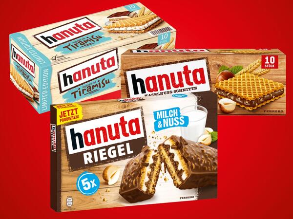 Hanuta Schnitte oder Riegel