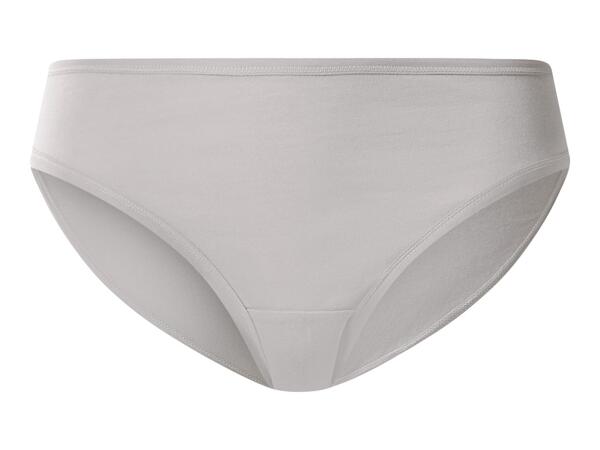 Ladies' Green, Blue and Grey Briefs - 5 Pack