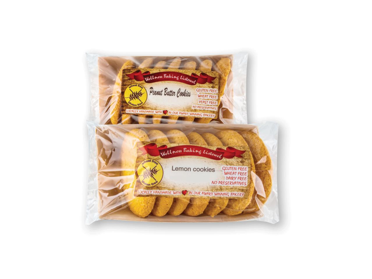 WELLNESS BAKING LISTOWEL Gluten Free Lemon/ Peanut Butter Cookies