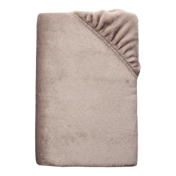 Fleece-Spannbetttuch, 2 Pers.