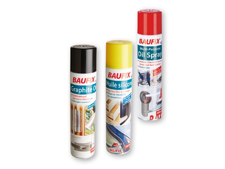Baufix(R) 300ml Lubricating Oil Spray Assortment