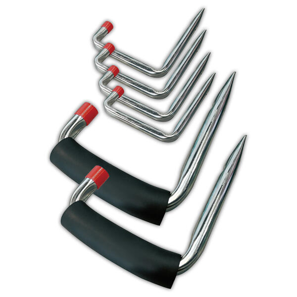 Wandhaken abgewinkelt 6er-Set