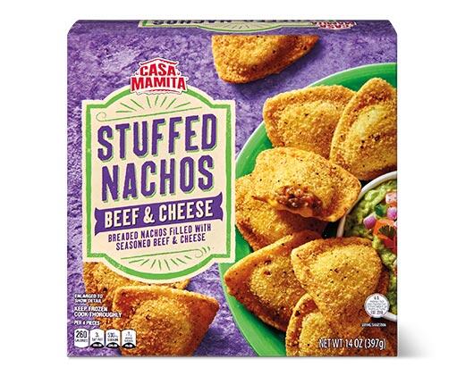 Casa Mamita Queso or Beef Stuffed Nachos