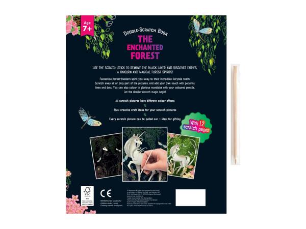 The Enchanted Forest Christmas Scratch Magic Book