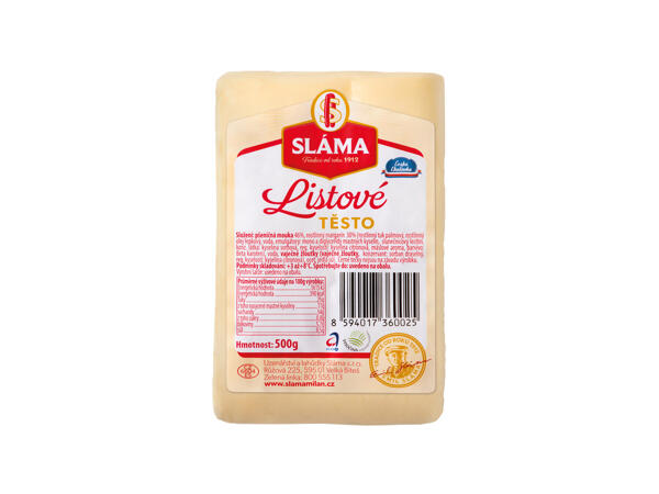 LISTOVÉ TĚSTO