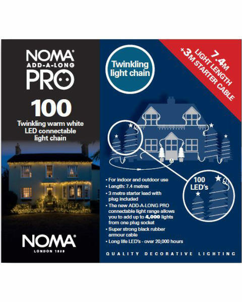 100 Warm White Add-a Long Lights