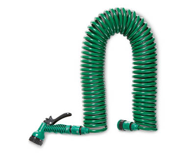 Coiled Garden Hose Set 15m