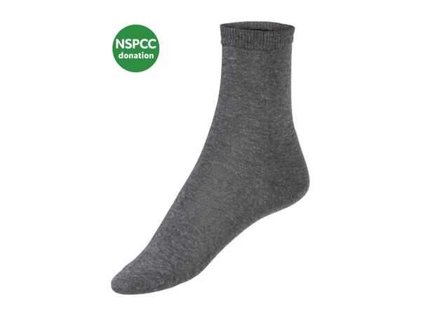 Kids' School Ankle Socks - 5 Pairs