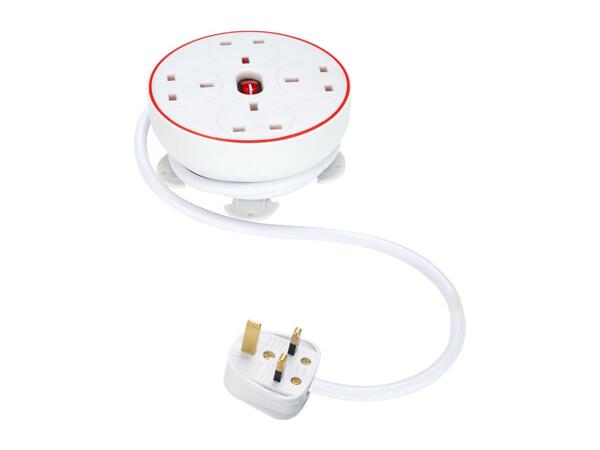 Silvercrest Socket Tower/​Extension Cable/​Socket Reel