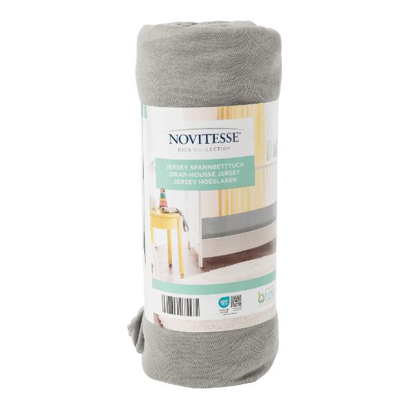 NOVITESSE(R) 				Jersey-Spannbetttuch für Babybett, 2 St.
