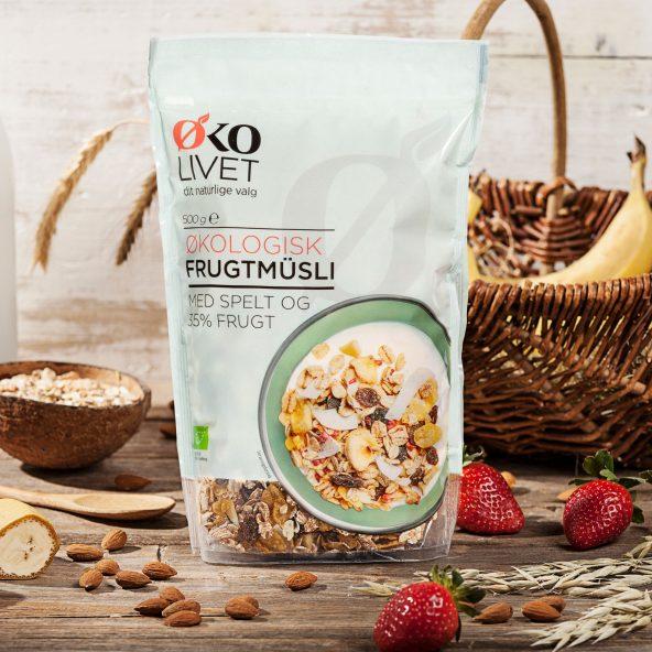 Økologisk frugtmüsli