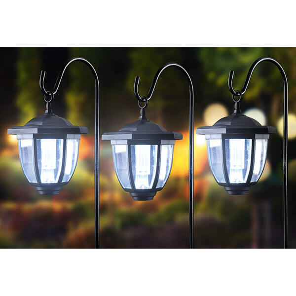 LED-Solar-Laterne 3er-Set