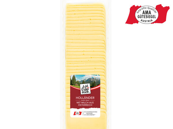 Käse nach Holländer Art in Scheiben