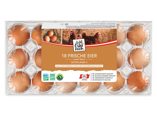 Eier aus Bodenhaltung
