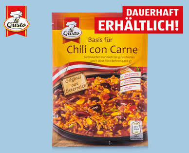 LE GUSTO Basis für Chili con Carne