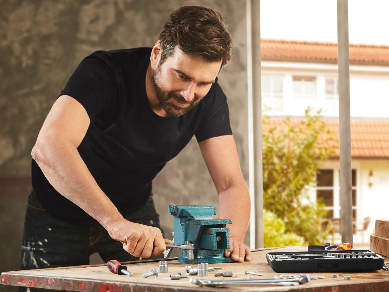 Powerfix Profi Ratchet & Bit Set1