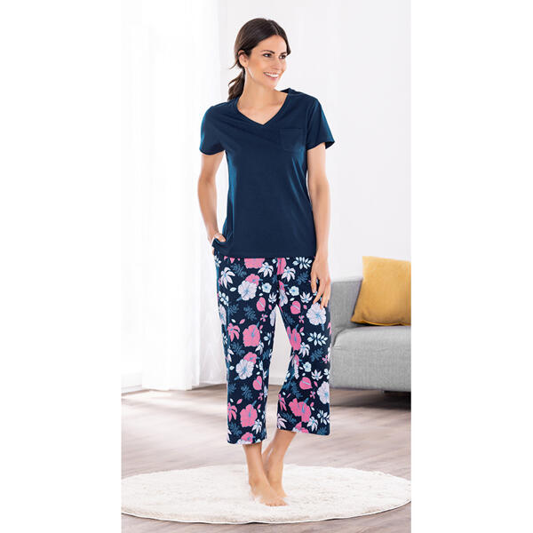 Pyjama mit Culotte-Hose