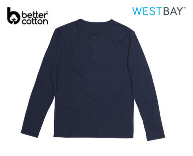 Men's Waffle Knit PJ Top