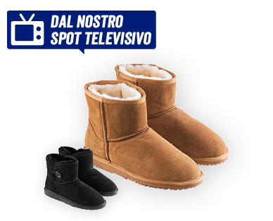 Scarponcini in pelliccia di agnello da donna BLUE MOTION