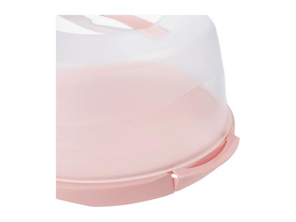 Silvercrest Pink Round Cake Storage Box