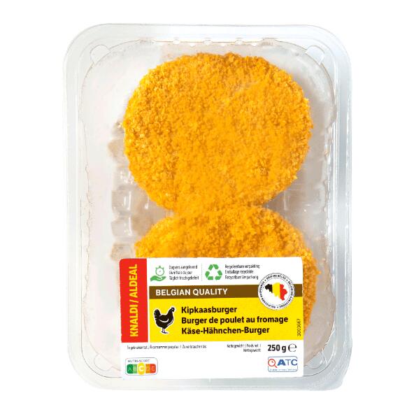 Burger de poulet au fromage, 2 pcs