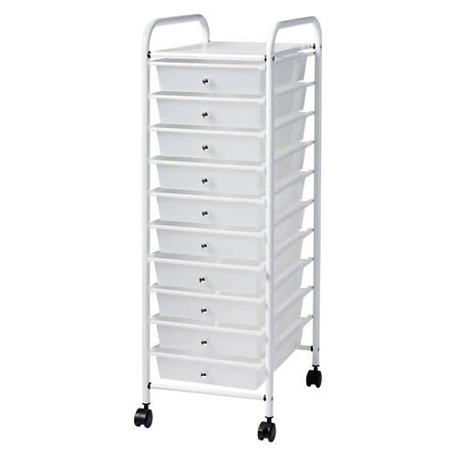 10 Drawers Rolling Cart