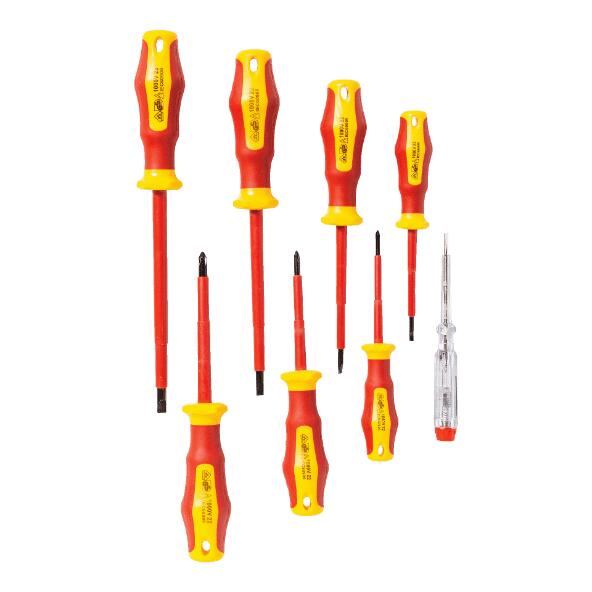WORKZONE(R) 				Isoliertes Schraubenzieherset, 8 St.