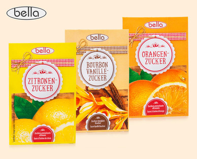 BELLA Bourbon-Vanille-/Zitronen-/Orangenzucker