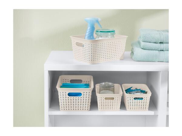 W5 Beige Storage Basket Set - Set of 4